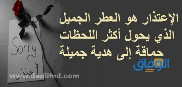 كلمات اعتذار قويه |+100 أجمل عبارات قصيرة كلمات اعتذار قويه